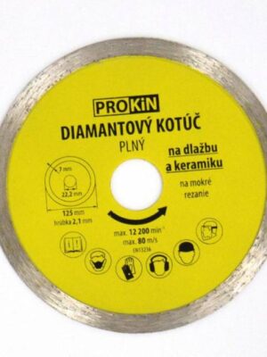 Kinekus Diamantový kotúč PROKIN plný o125x22