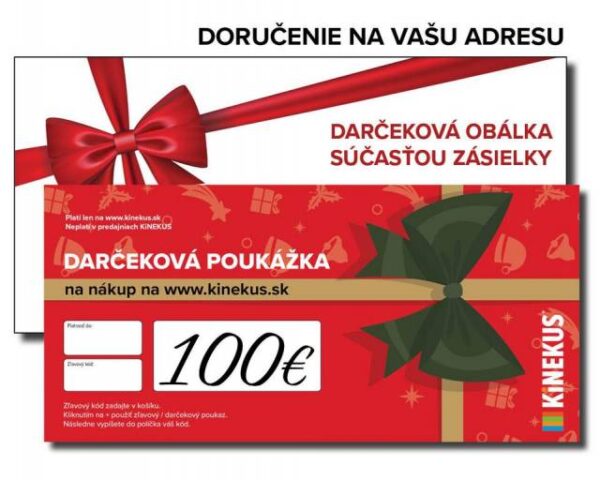 Kinekus Darčeková poukážka 100 €