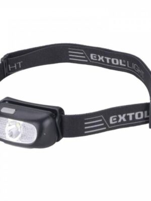 EXTOL LIGHT Čelovka 5W CREE XPG +2xčervná LED