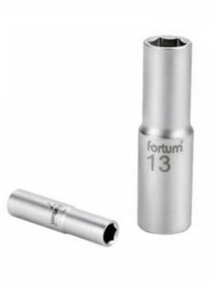 FORTUM Hlavica nastrcna 1/4" 9mm predlzena