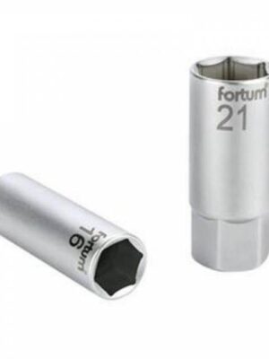 FORTUM Kľúč na sviečky 1/2" 21mm FORTUM
