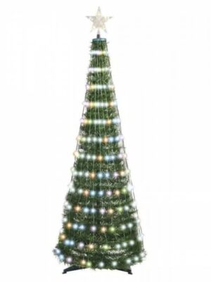 EMOS Vianočný strom s LED reťazou a hviezdou 1
