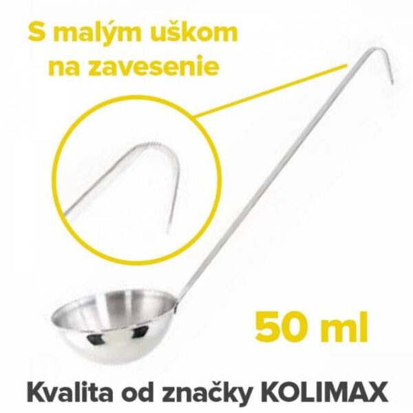 KOLIMAX ČR Nerezová kuchynská naberačka 6 cm/50 ml