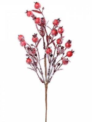Kinekus Ozdoba zapichovacia konár červené bobule 35 cm