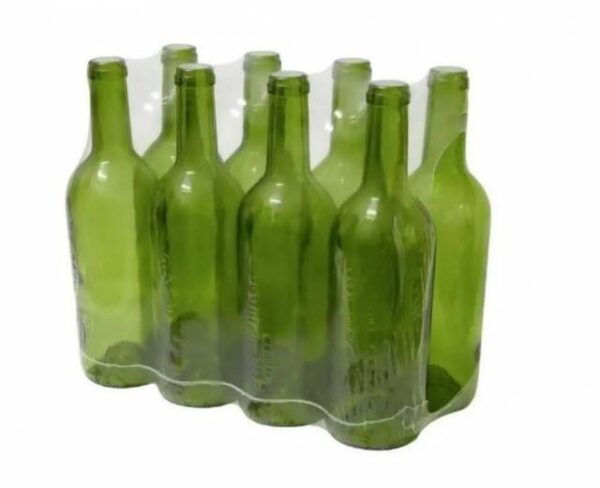 Kinekus Fľaša na alkohol/víno sklo 750 ml zelená